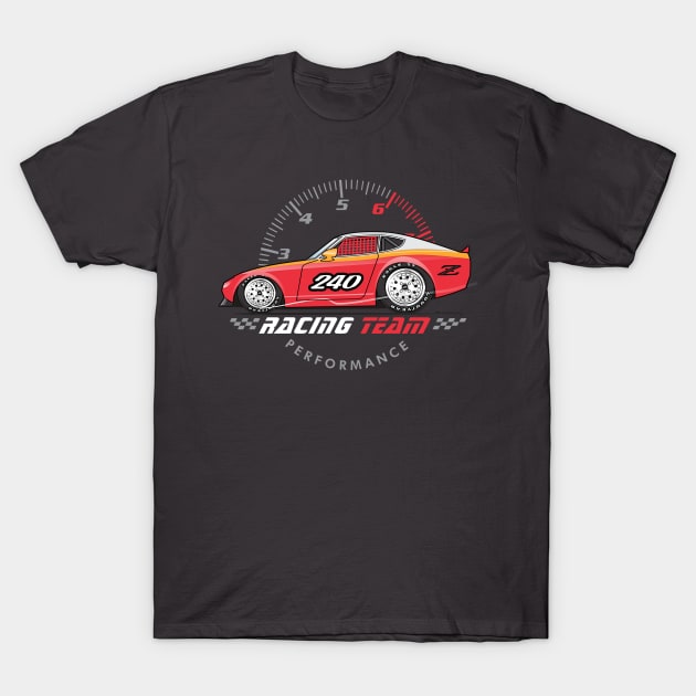 Racing Team 240Z T-Shirt by JRCustoms44